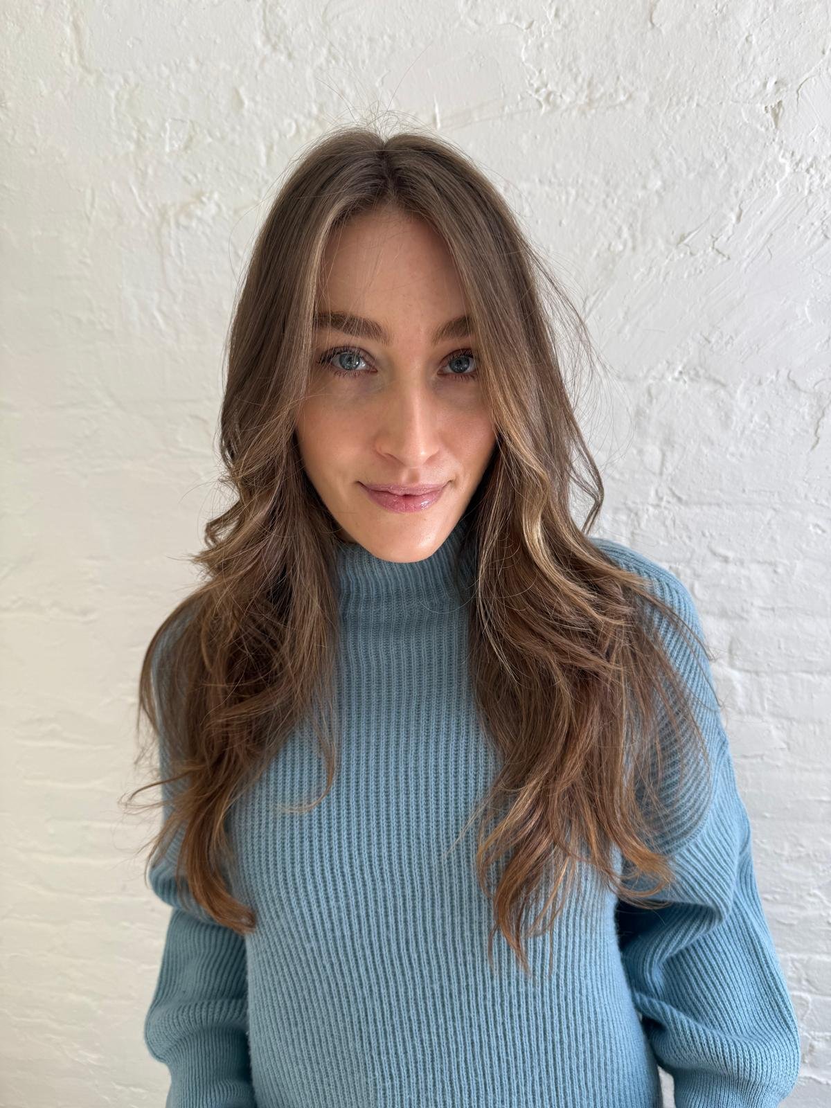 After hair transformation at Williamsburg Blow Bar