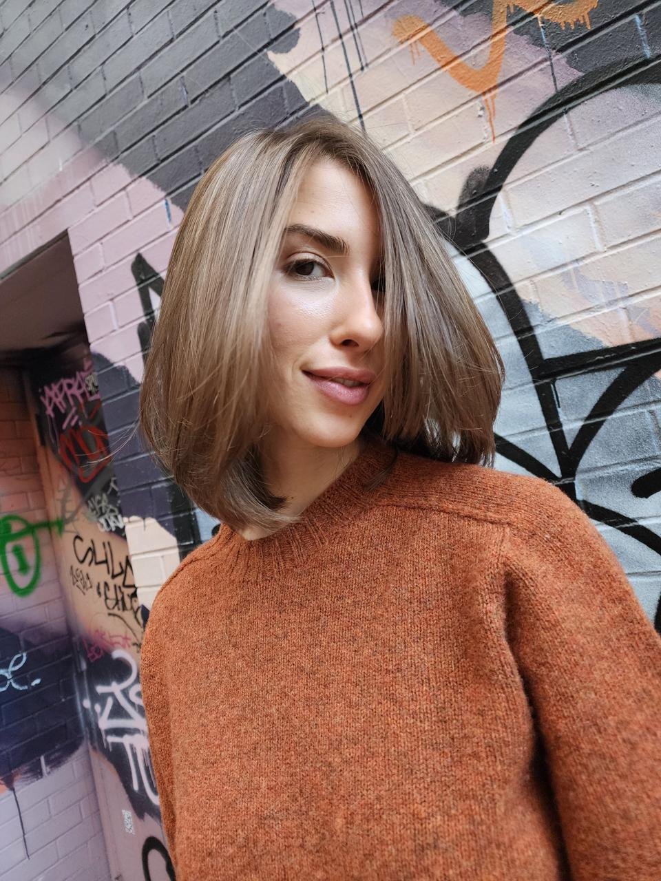 Bob haircut result at Williamsburg Blow Bar, Brooklyn by Yaniv Levy